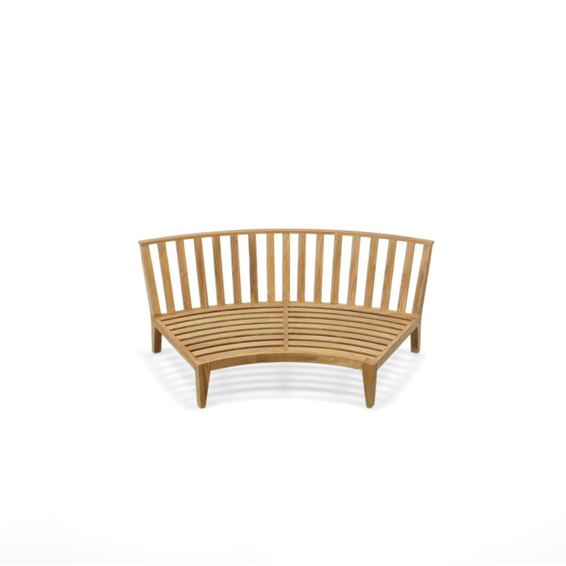 Solid Wood Teak Outdoor Bench