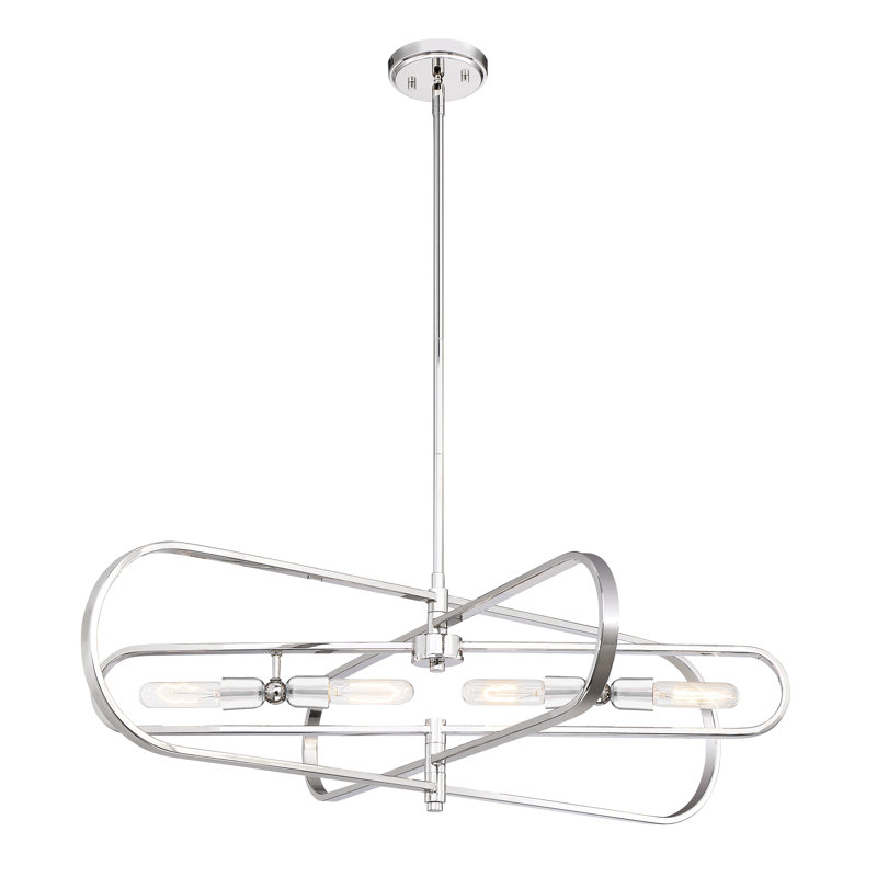 Lustre géométrique à un état/unique 4 lumières Braziel