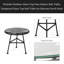 Table d'appoint en faux rotin Orlando