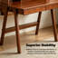 Bureau d'écriture en bois massif Mid Century Modern