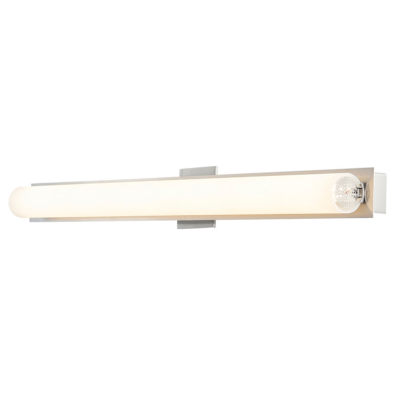 Osio Dimmable LED Vanity Light, Brushed Nickel