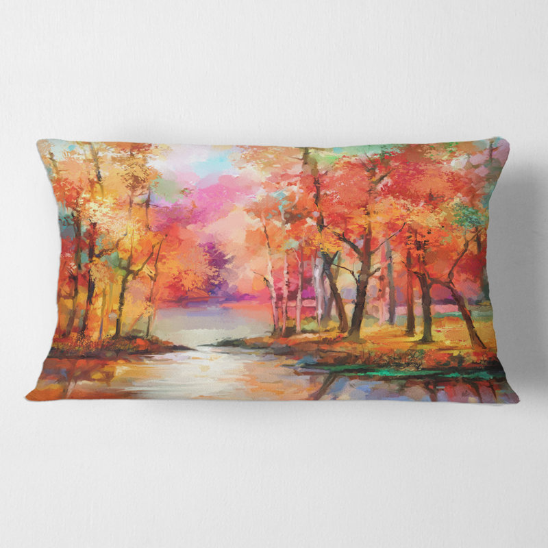 Abstract Throw Pillow