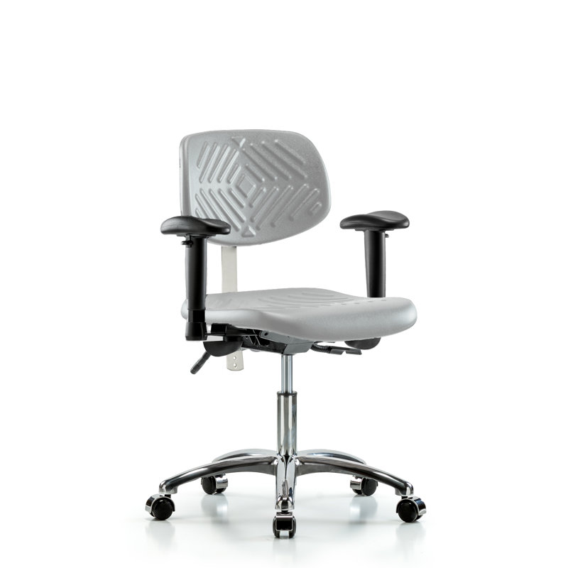 Chaise de travail Kymmi, Roulettes, Oui