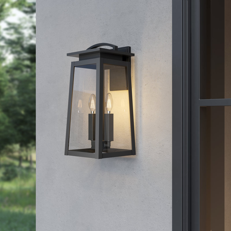 Kendrix 17.5" High 2-Light Outdoor Lantern, 17.5