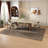 Oval Rock Slab Solid Wood Dining Table-1059600731