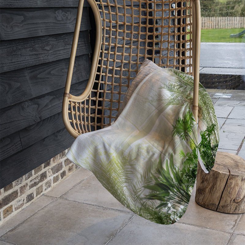 Dominio Plain Weave / Muslin Throw Blanket