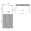 Pergola en aluminium avec auvent-110044238