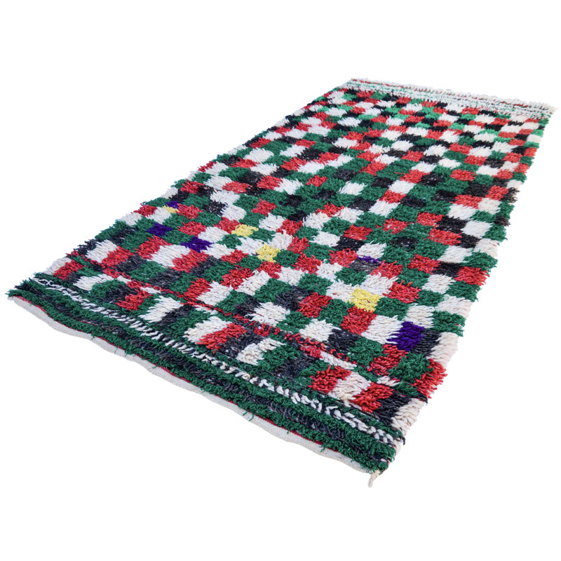 One-of-a-Kind Runner 4' X 8' Hand Knotted Area Rug