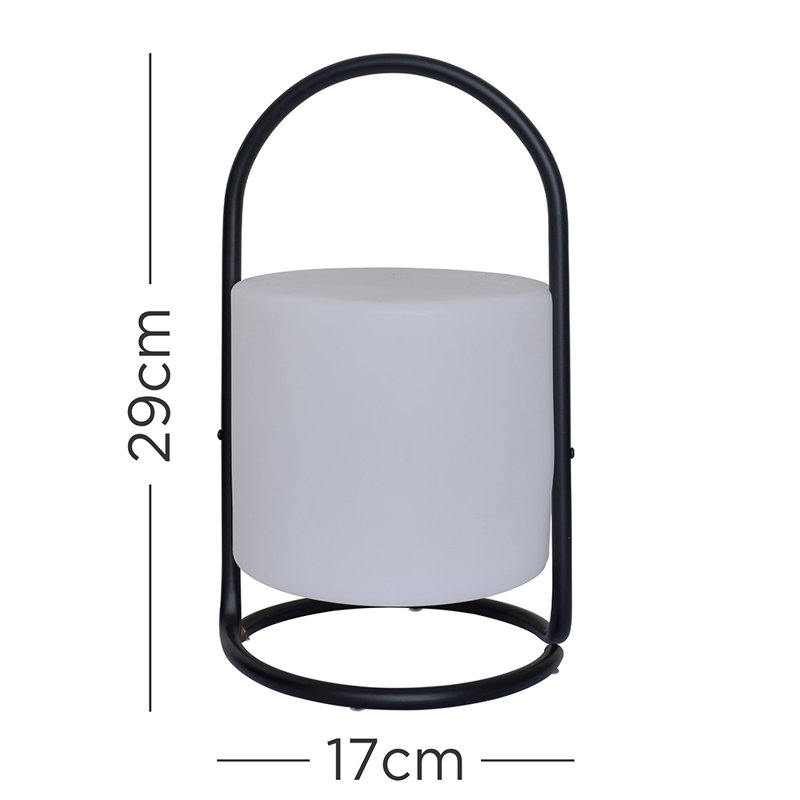 Douglaston 29cm Battery Powered Integrated LED Color Changing Outdoor Table Lamp
