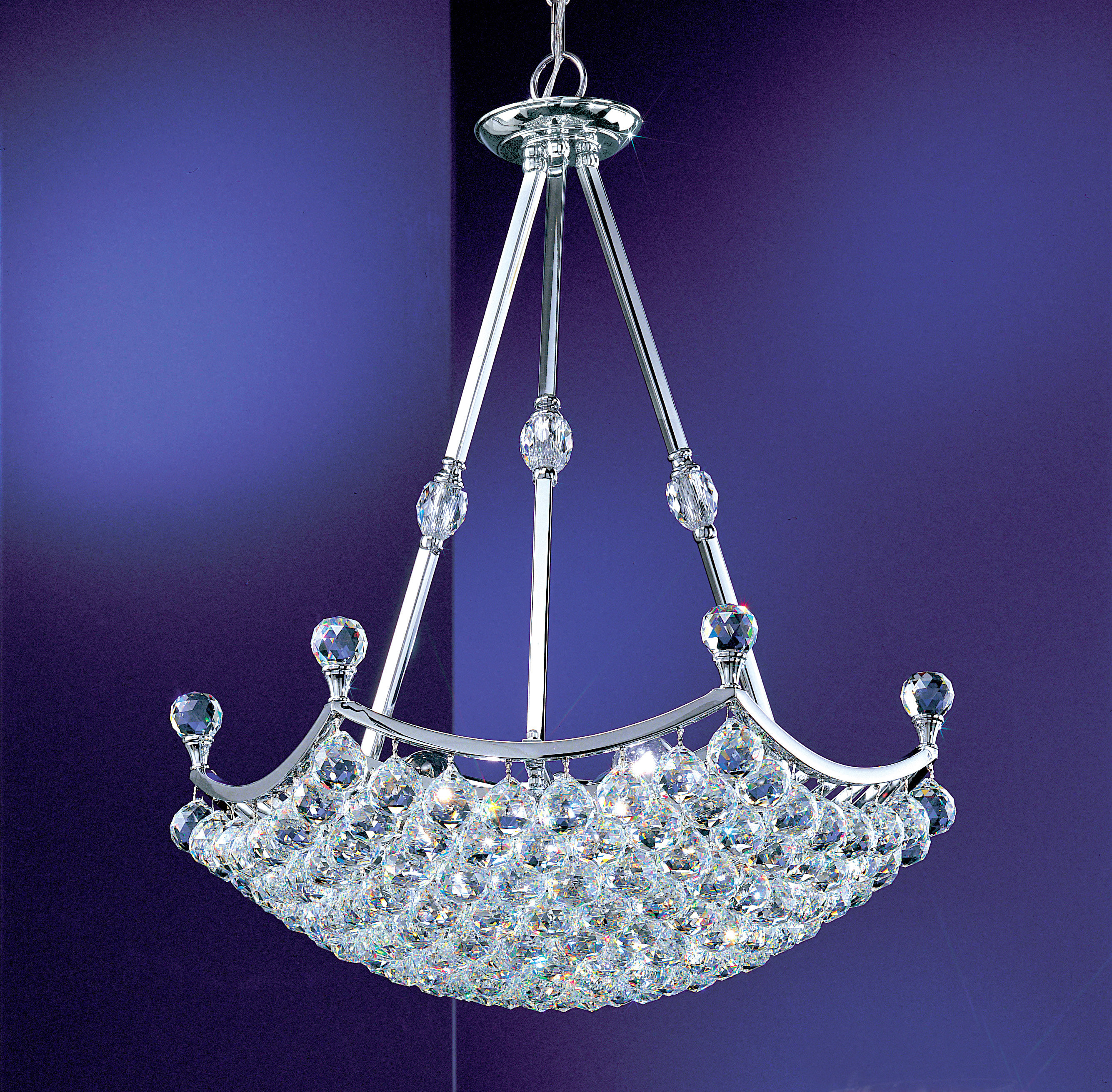 Classic Lighting Solitaire 15-Light Crystal Chandelier | Wayfair