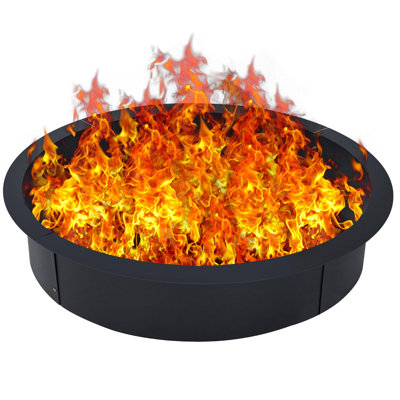 Fire Pit Ring With Grill-Grate