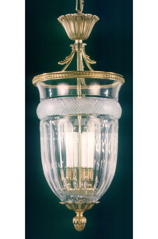 Dempster 3 - Light Urn Pendant, French Gold