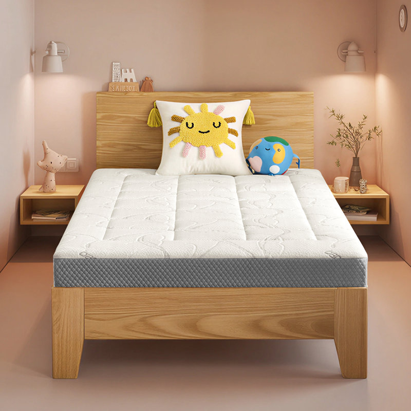 Memory Foam Mattress, Medium Firm- Certipur-US Certified, Bed In A Box For Easy Setup,Cooling Ventilated Foam, Pressure Relief & Washable White Cover