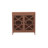 Fiama 38" Three Shelf Accent Cabinet with Two Glass Doors-857124659