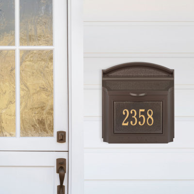 Locking Wall Mounted Mailbox