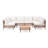  7-Piece Outdoor Patio Conversation Set-486771979-486771991