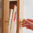 Modern simple log bookcase