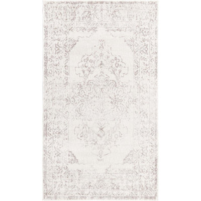 Tapis oriental ivoire / gris Ariella
