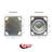 6 Inch Polyolefin Caster Set with 2 Brakes/Swivel Lock 2 Rigid Service Caster/SCC-30CS620-POB-TLB-BSL-2-R-2