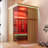 Meissalivve Full Spectrum Sauna Yk8005 For Home, 2 Person Indoor Infrared Sauna Room With 10 Minutes Warm-up Heate, Canadian Wood Home Infrared Sauna With Bluetooth And Tempered Glass-123043590