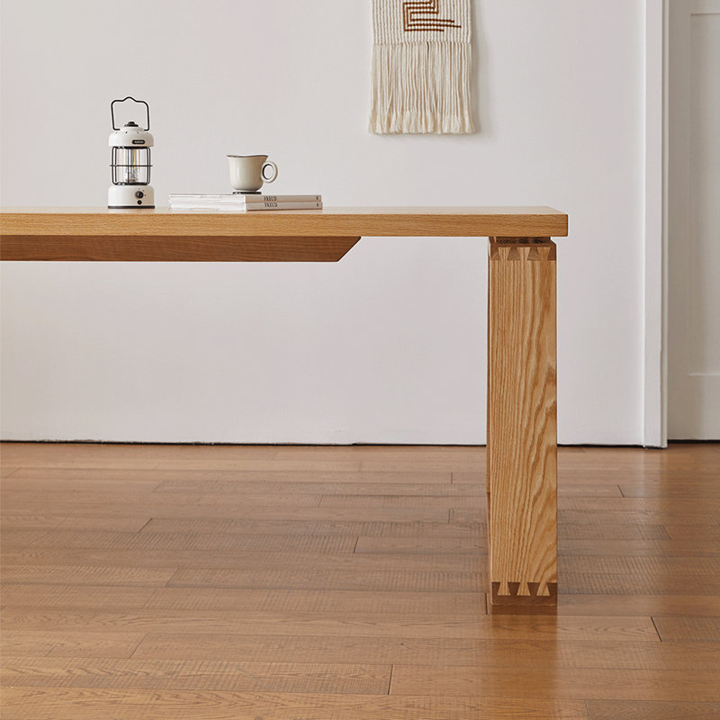 French style solid wood dining table., 29.5"H x 62.9"L x 31.4"W