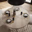 Extendable Round Metal Base Dining Table-1563213557-1563213559