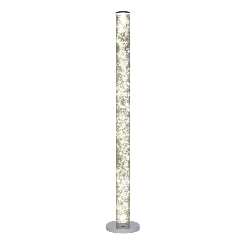 Exposed Rope LED Column Floor Lamp