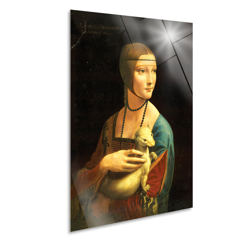 Leonardo Da Vinci - No Frame Painting, Plastic/Acrylic, 100cm H x 70cm W
