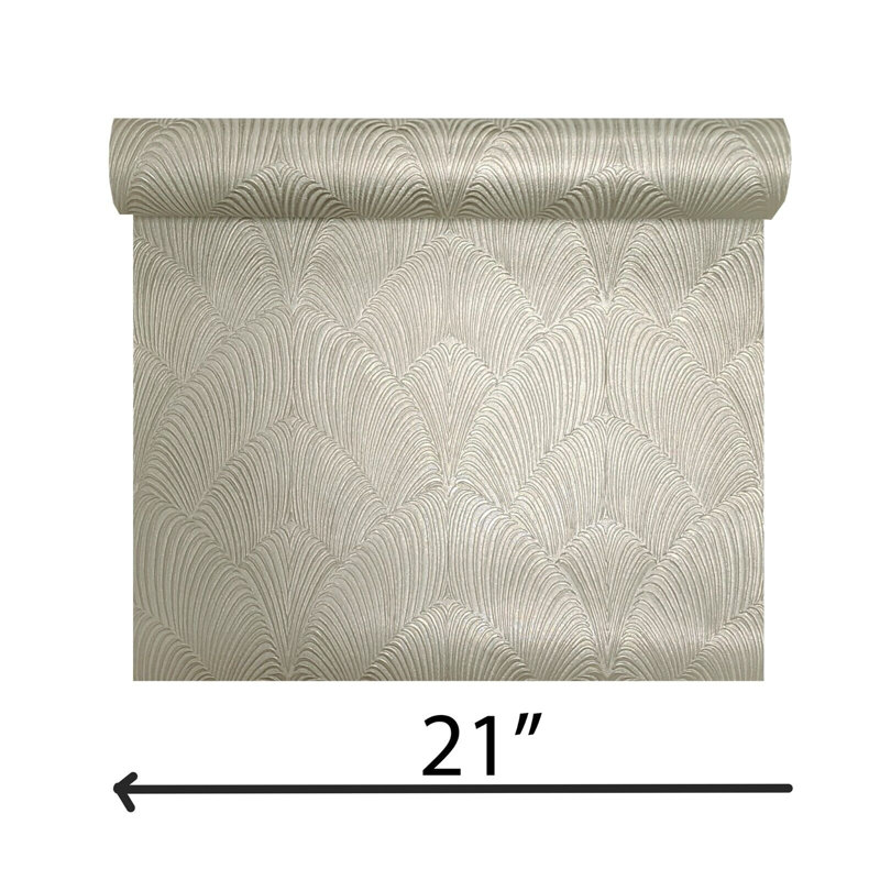 Illusion de papier peint texturé Arthouse Wave Taupe
