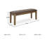 Banc de salle à manger Vallister