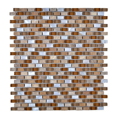 Engineered Stone Brick Joint Mosaic Tile