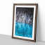 Water Meeting Rock - Framed Print-55612287-55612288