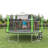 Specool Round Backyard Trampoline with Safety Enclosure