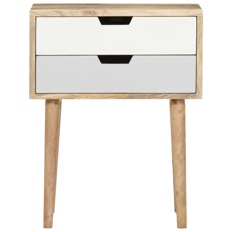 Valle 47cm W Solid Wood Bedside Table
