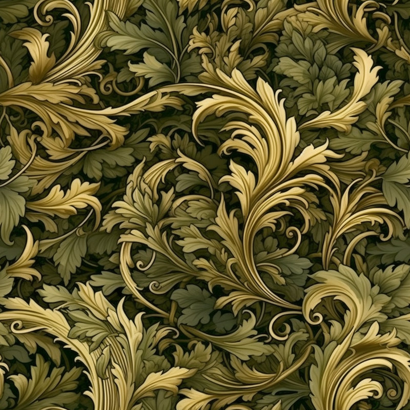 Polyester Comforter, Brown/Green Floral, King Comforter