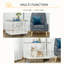 Meuble de caisse pour chien Pawhut
