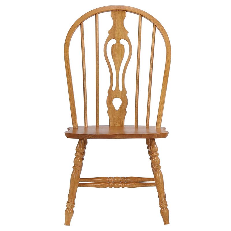 Azizi 17.75'' H Oak Side Chair, Rich Honey Light Oak