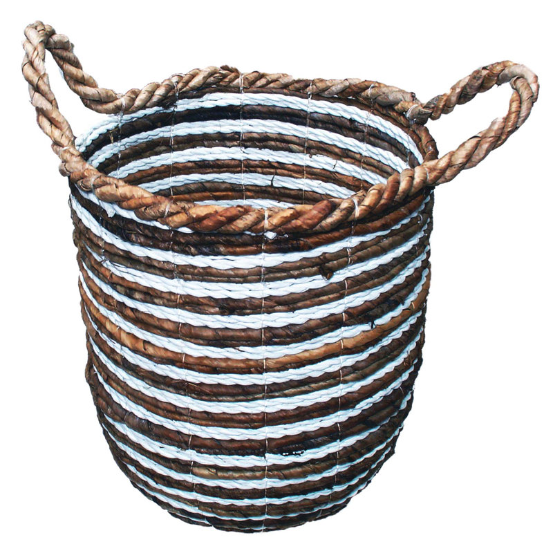 Bay Isle Home™ Wicker Decorative Basket, 11" H x 11" W x 13" D