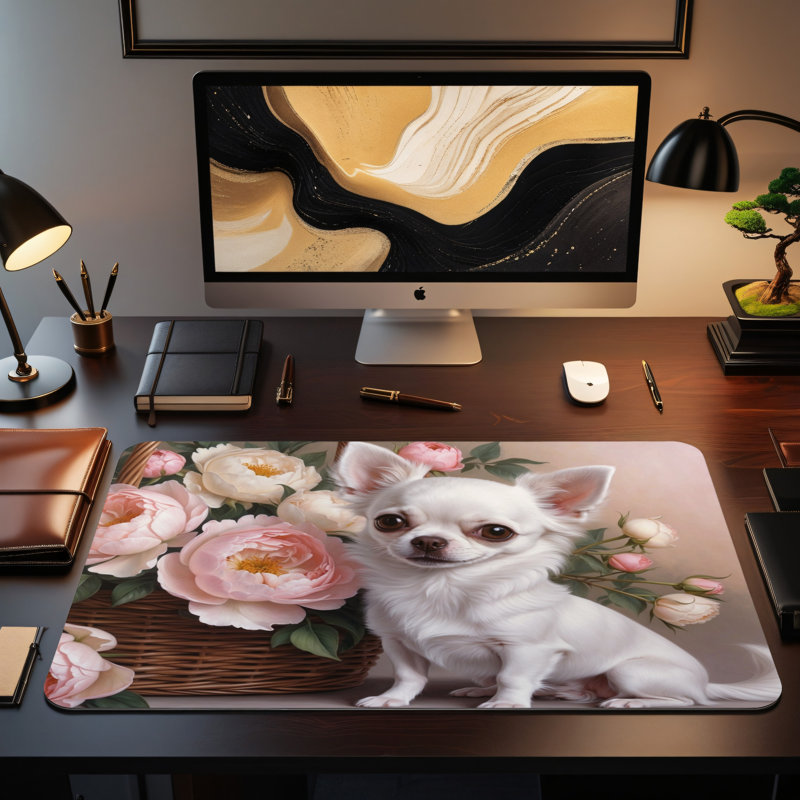 Polyester Desk Pad, 31.5x15.5