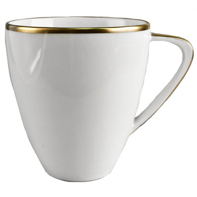 Simply Elegant Porcelain Coffee Mug