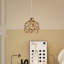 1 - Light Natural Dome Pendant
