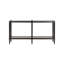 72 in. Glass Console Table