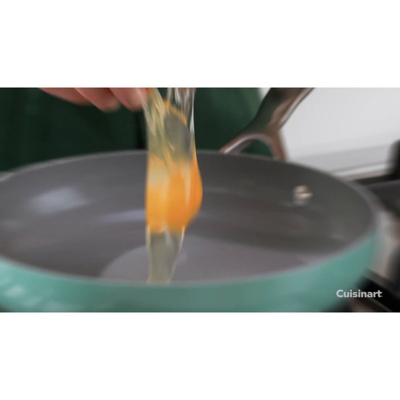 Cuisinart 12-Piece Turquoise Enamel Nonstick Cookware Set