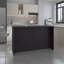 Îlot de cuisine deux armoires, trois tablettes ouvertes-129163608