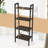  54.5'' H X 22'' W 4-Tier Ladder Bookshelf Industrial Wooden Bookcase with Metal Frame-564117841