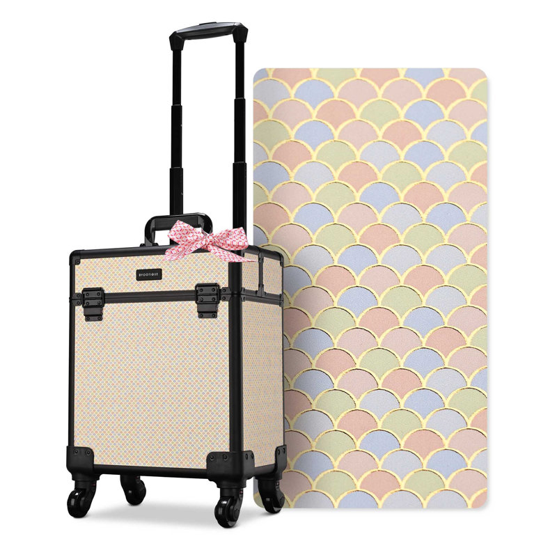  Trousse de train roulant sur roulettes, Pastel