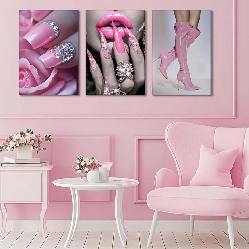 3 Piece Wrapped Canvas Print, 40 cm H x 30 cm W