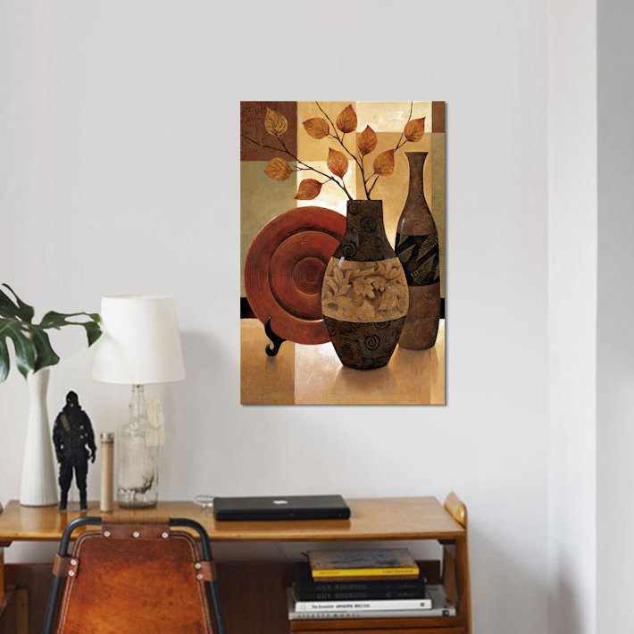 «Natures Patchwork I» par Keith Mallett, impression sur toile tendue sur châssis, H 40 po x l 26 po x P 1,5 po, Toile tendue