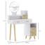 Clyda Dressing Table with Mirror
