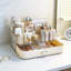 Organisateur de maquillage empilable avec tiroir, vitrine de rangement pour cosmétiques pour meuble-lavabo, comptoir de salle de bain ou commode, peut contenir du rouge à lèvres, des brosses, des lotions, des fards à paupières, du vernis à ongles et plus encore